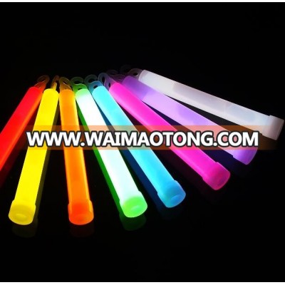 Party Supply Chemical 6'' Glow Stick Light Flashing in Dark In Shenzhen Factory